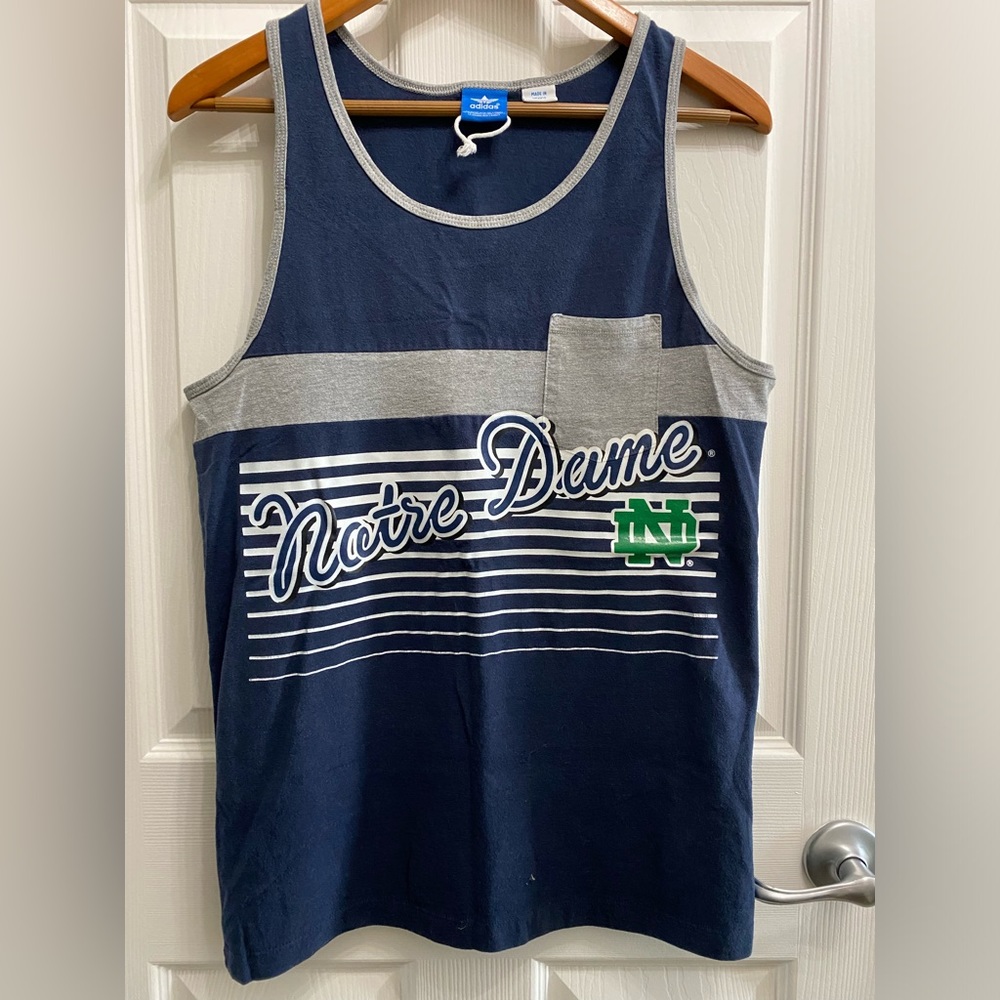 Vintage Notre Dame tank top by adidas